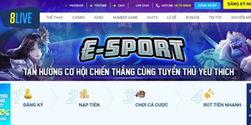 Liên hệ 8Live - Hỗ trợ người chơi tận tình và nhanh chóng 1 Website chính thức của nhà cái uy tín hàng đầu châu Á 8Live